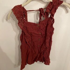 Maroon shirt